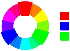 رنگ های سه گانه در طراحی لوگو