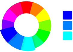 رنگ های مشابه در طراحی لوگو