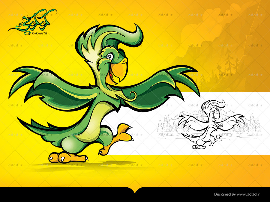 طراحی کاراکتر و شخصیت پردازی برند سالاد کوکوچی