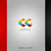 طراحی لوگو شرکت color glass