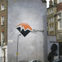 طراحی لوگو شرکت بازرگانی مسعود