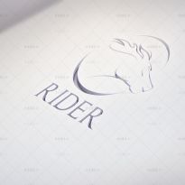  طراحی لوگو باشگاه اسب سواری رایدر