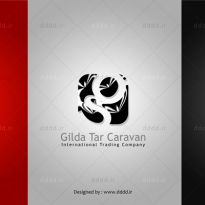 طراحی لوگو شرکت گیلدا تار کاروان